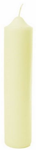 CREAM PILLAR CANDLE 5 X 18 CENTIMETRE. UK0006 \\\KD11300