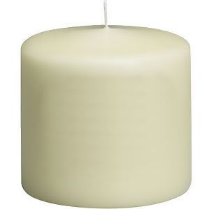 CREAM PILLAR CANDLE 10 X 10. UK0103 \\\KD11301