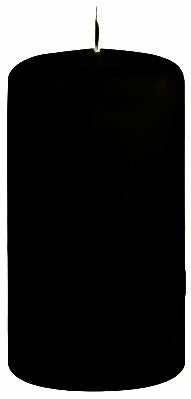 70 X 140 MM PILLAR CANDLE - BLACK GINGER. UK0324 \\\KD11304