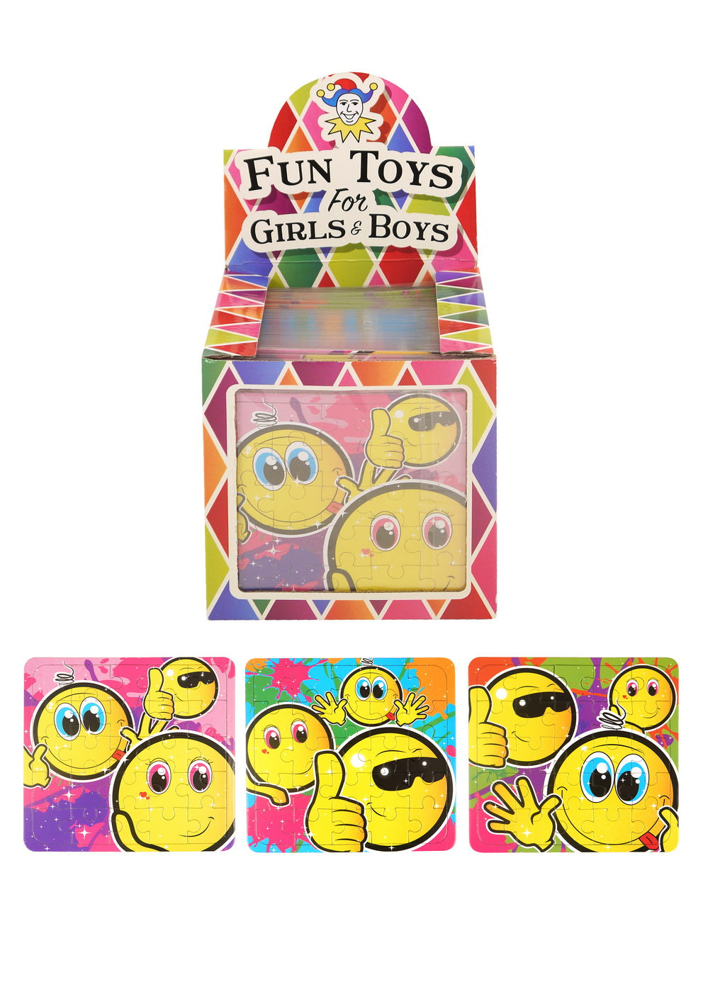 108 PCS PUZZLE SMIELY FACE 13CM X 12CM. T09436 \\\KD11318