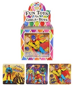 108 PCS PUZZLE SUPER HERO 13CM X 12CM. T51219 \\\KD11319