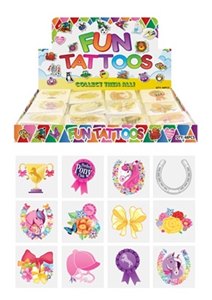 48 PACK X 12 MINI TATTOOS PONIES DESIGN. N51318 \\\KD11322