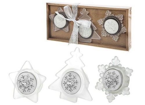 6 PCS TEALIGHT CANDLE AND HOLDER SET. 506020S \\\KD11323