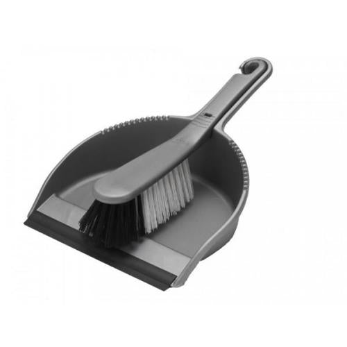 ADDIS METALLIC DUSTPAN BRUSH SET - SOFT. 510390 \\\KD11363