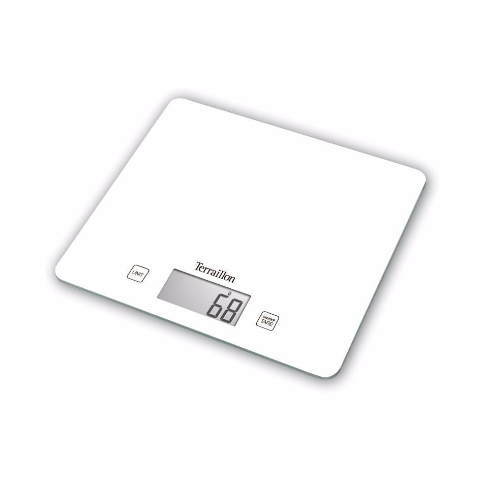 HANSON WHITE TERRAILLON SLIM GLASS ELECTRONIC SCALE 5KG T1040. 14088 \\\KD11479