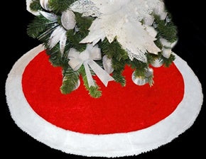 DELUXE VELOUR TREE SKIRT 100 CENTIMETRE. 55301 \\\KD11544