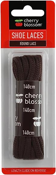 CHERRY BLOSSOM BROWN ROUND SHOE LACE 140CM. CB211044 \\\KD11578