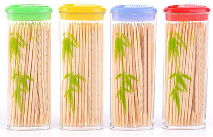 BAMBOO TOOTHPICKS IN POCKET CASE 100/PK. KD11684 \\\KD11684