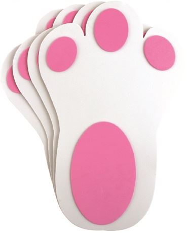 4 EASTER GIANT FOAM BUUNY FEET. 22503 \\\KD11700