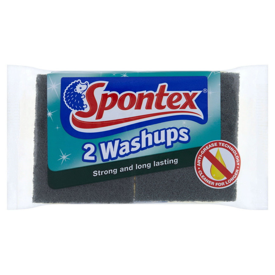 SPONTEX WASHUPS SPONGE SCOURERS 2/PK. 60803280 19403166 \\\KD11735