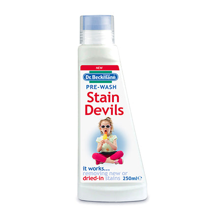 DR BECKMANN PRE WASH STAIN REMOVER DEVILS POWER BRUSH 250ML. 7804 7803 \\\KD11743