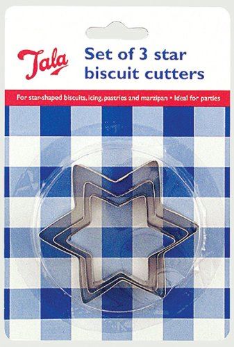 TALA PLAIN STAR CUTTERS SET OF 3. 10A09519 \\\KD11768
