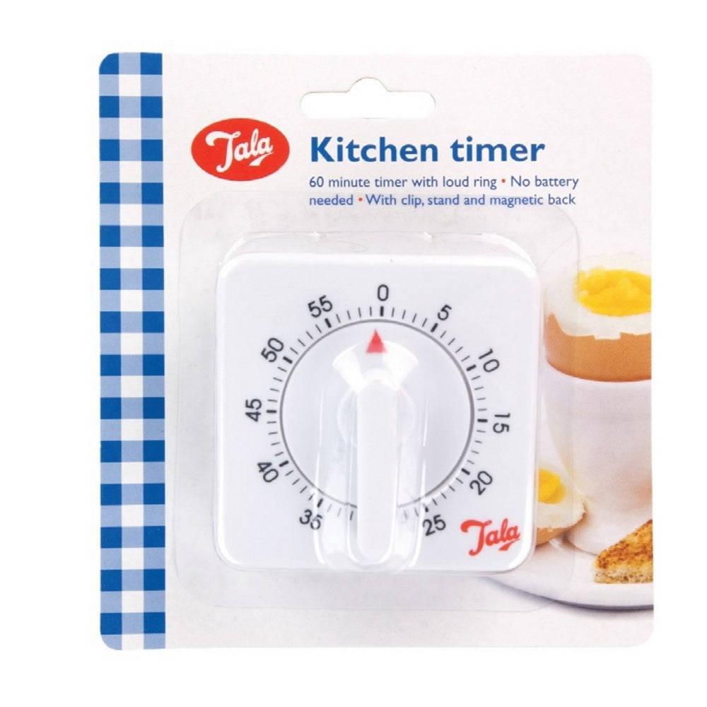 TALA WHITE 60 MINUTE KITCHEN TIMER WITH LOUD RING. 10A07213 \\\KD11782