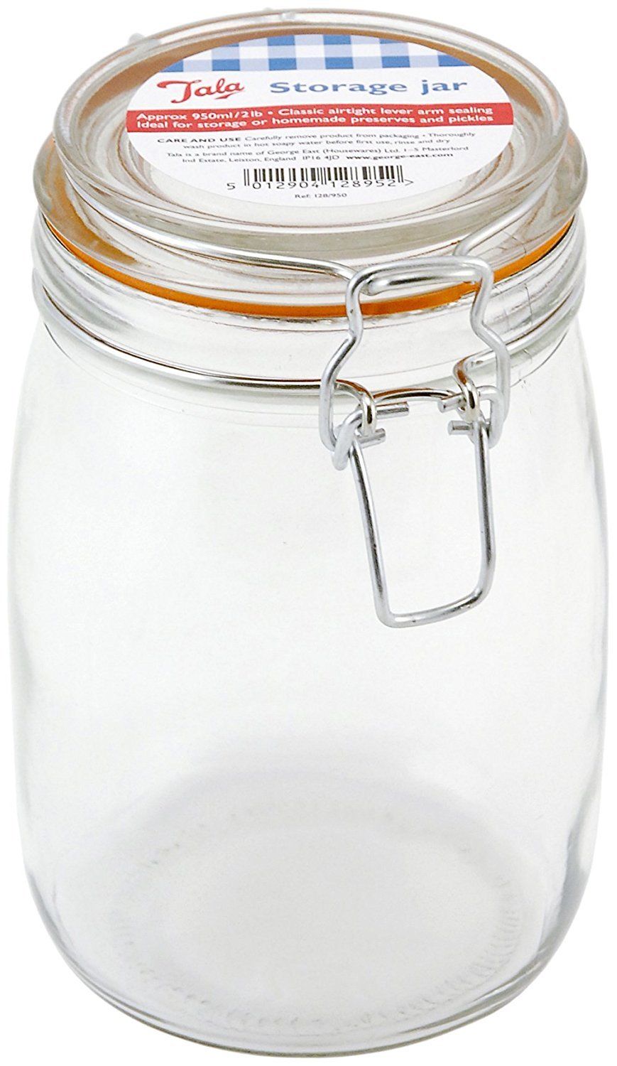 TALA AIRTIGHT LEVER ARM STORAGE JAR 950ML / 2 LB. 10A12895 \\\KD11784