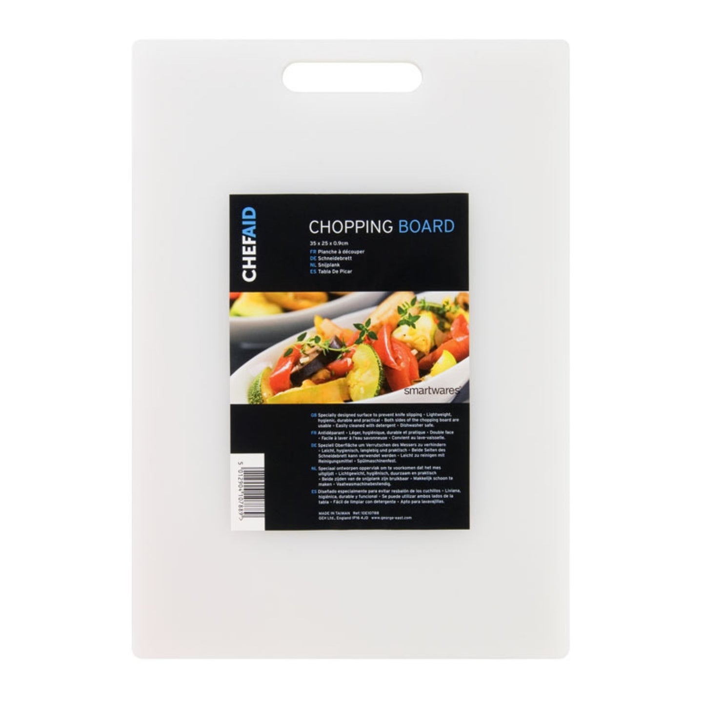 CHEF AID CHOPPING BOARD 35CM X 25CM X 0.9CM. 10E10788 \\\KD11816