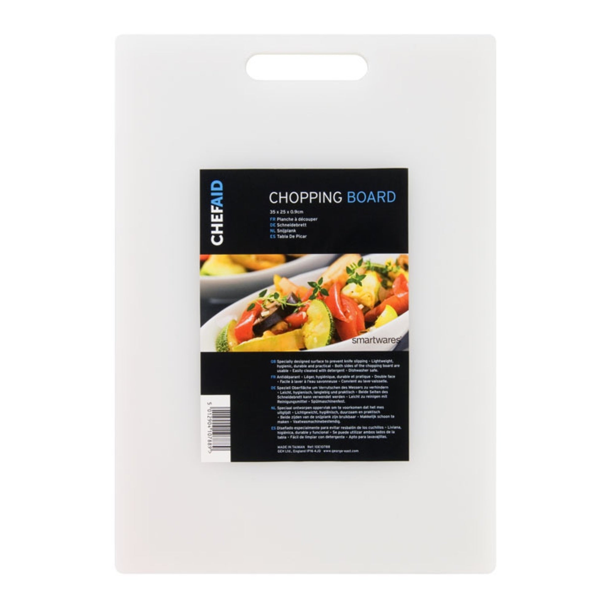 CHEF AID CHOPPING BOARD 35CM X 25CM X 0.9CM. 10E10788 \\\KD11816