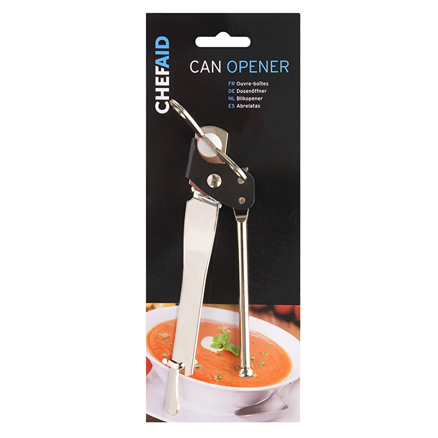 CHEF AID WING CAN OPENER ON DISPLAY CARD. 10E02005 \\\KD11843
