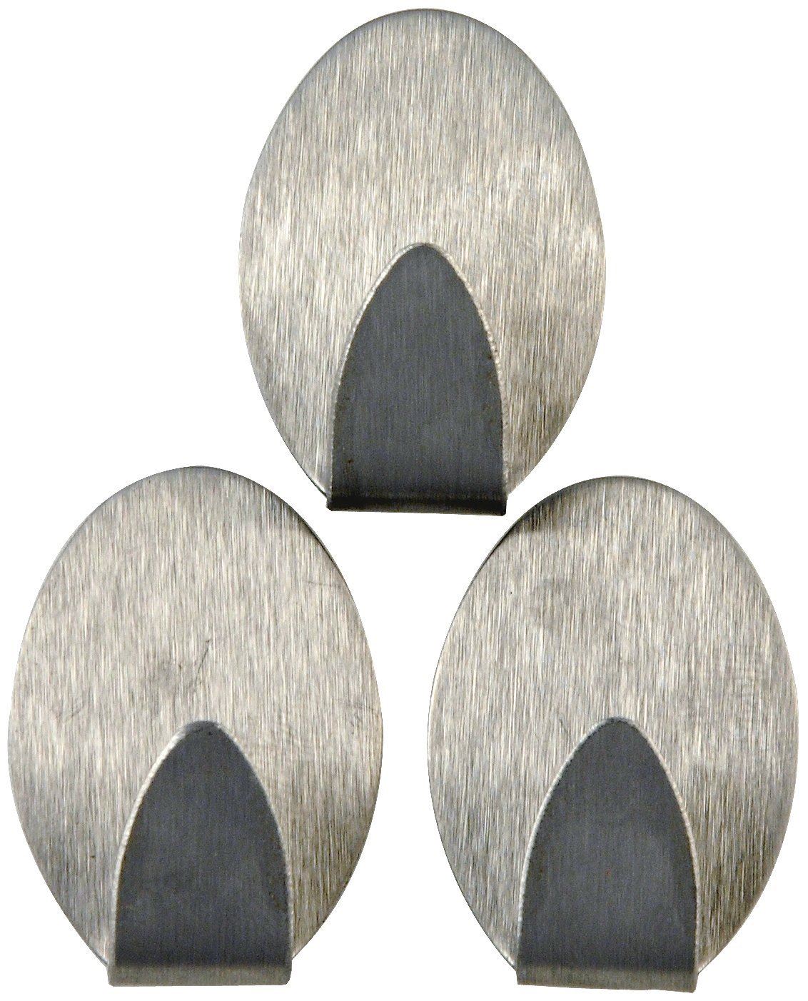 CHEF AID 3 STAINLESS STEEL SELF ADHESIVE HOOKS. 10E21050 \\\KD11847