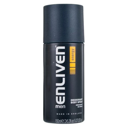 ENLIVEN MENS DEO ENERGY BODY SPRAY 150ML PK OF 6. 502248 \\\KD11866