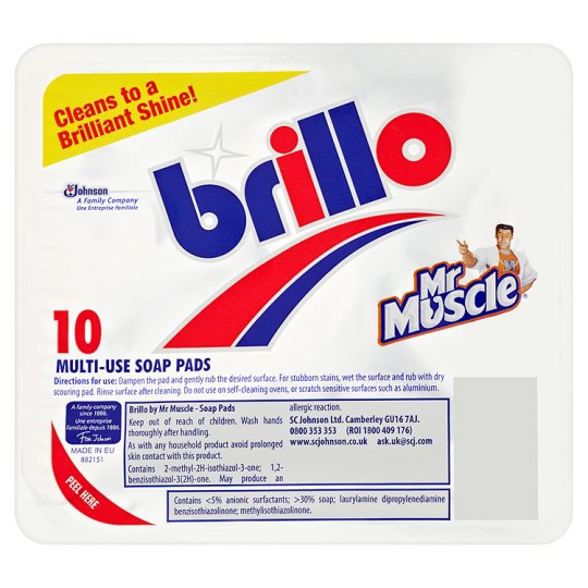 BRILLOS SOAP PADS 10 PADS. 336114 \\\KD11870
