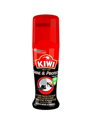 KIWI SHINE & PROTECT BLACK WITH SPONGE APPLICATOR LIQUID 75ML. R000821 \\\KD11885