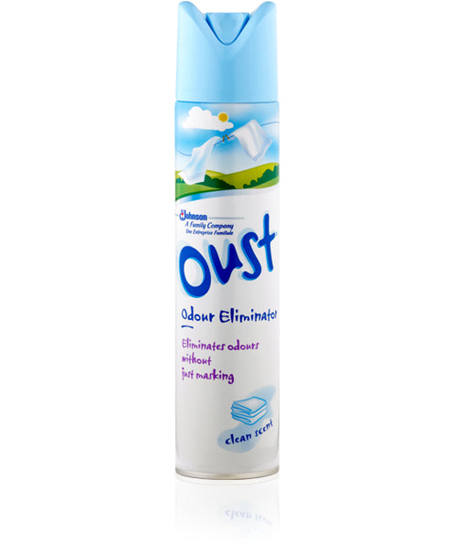 OUST ODOUR ELIMINATOR CLEAN SCENT AEROSOL 300ML. 96010 \\\KD11893