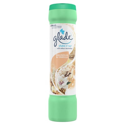 GLADE SHAKE N VAC MAGNOLIA & VANILLA 500GM. 92202 \\\KD11898