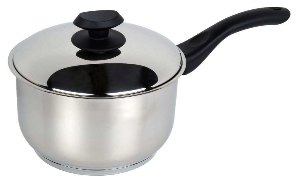 THE SAPPHIRE COLLECTION 15CM / 6" POLISHED SAUCE PAN WITH LID. P133 \\\KD11921