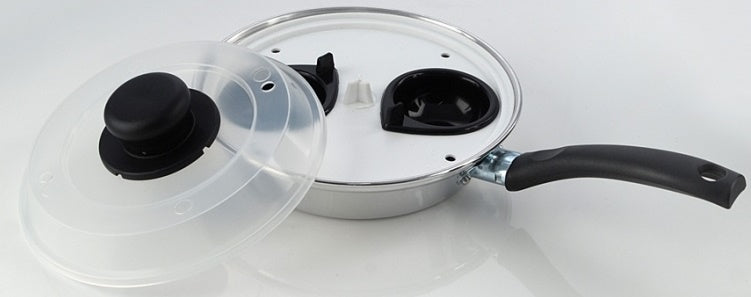 FIRST CHOICE COLLECTION 2 CUP EGG POACHER 20CM. P194 \\\KD11927