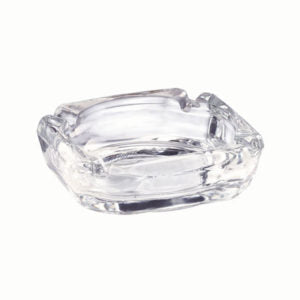 GLASS ASHTRAY SQUARE 10.5CM. AS027 \\\KD11947