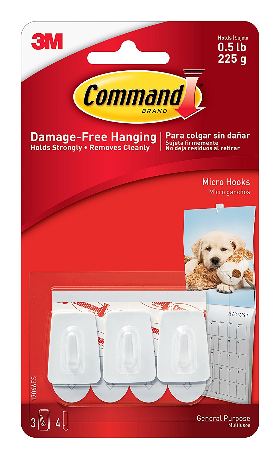 COMMAND MICRO HOOKS 3/PK. 17066 832947 \\\KD11962