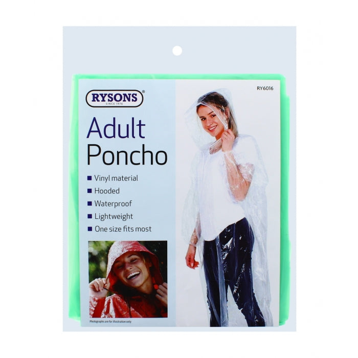 RYSONS ADULT RAINCOAT / PONCHO. RY6016 \\\KD11980