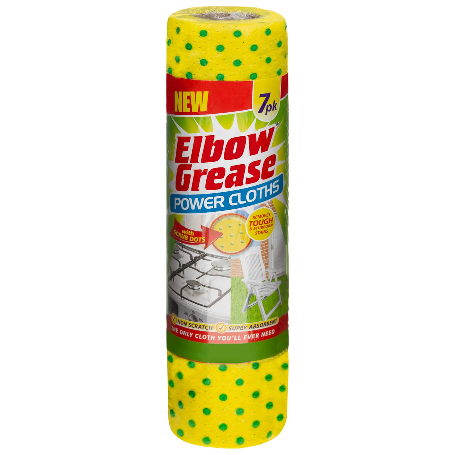 ELBOW GREASE POWER CLOTHS 7/PK. EG21 \\\KD11985