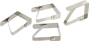 METALTEX STAINLESS STEEL TABLE CLOTH CLIPS 4/PK. 2545000001 \\\KD12038