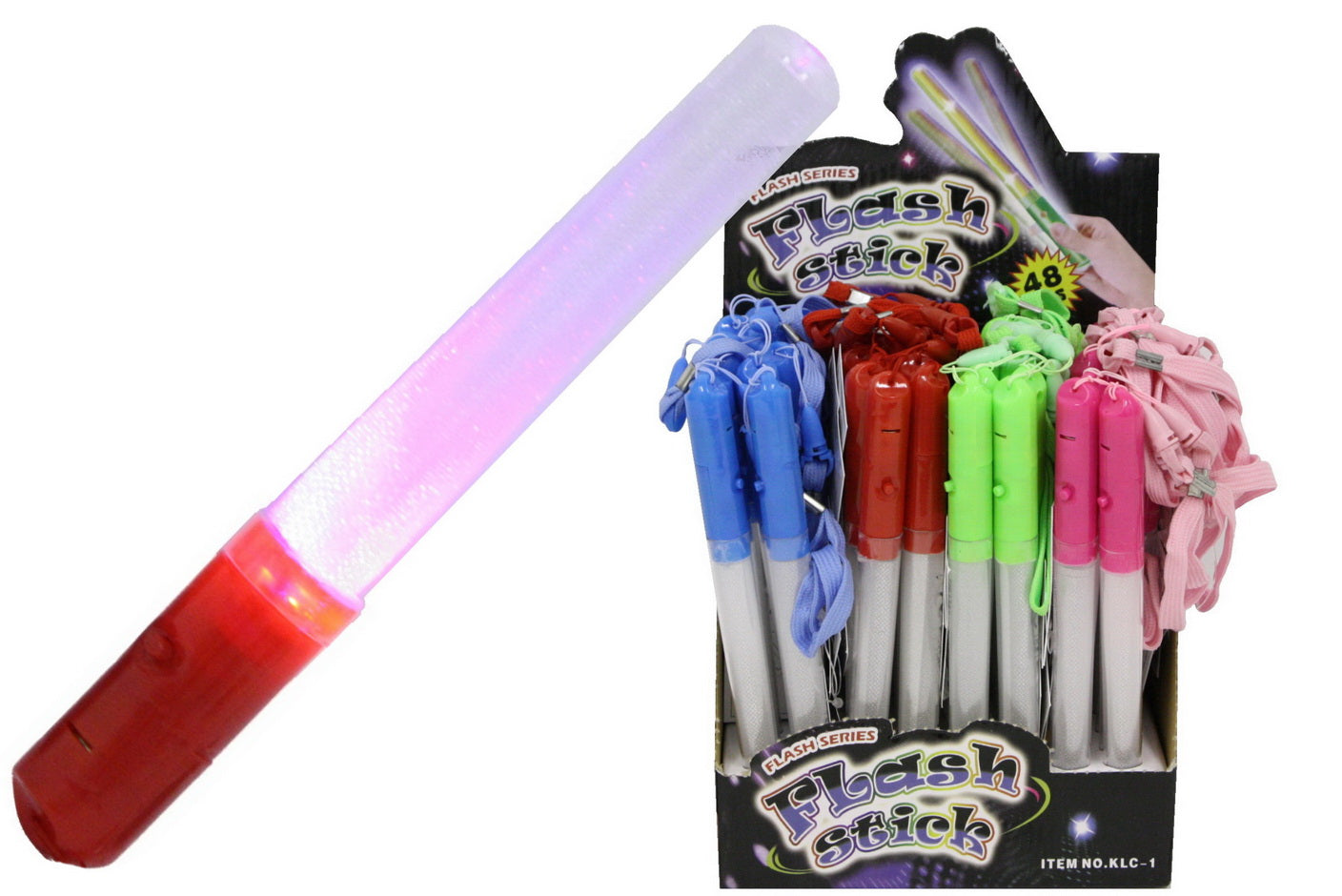 MINI GLITTER LIGHT UP FLASH STICKS WAND. TY4891 \\\KD12082