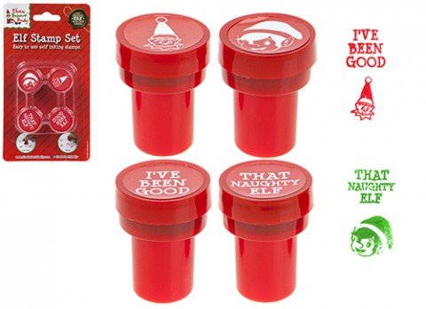4 CHRISTMAS ELF STAMPER. 503062 \\\KD12098