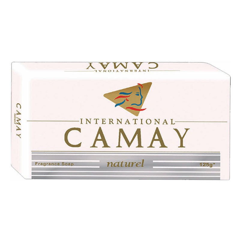 3 BARS CAMAY NATURAL TOILET SOAP 125GM. CAMAYWHITE \\\KD12103