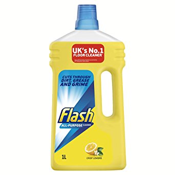 FLASH ALL PURPOSE CLEANER LIQUID 1 LITRE - CRISP LEMONS. KD12106 \\\KD12106