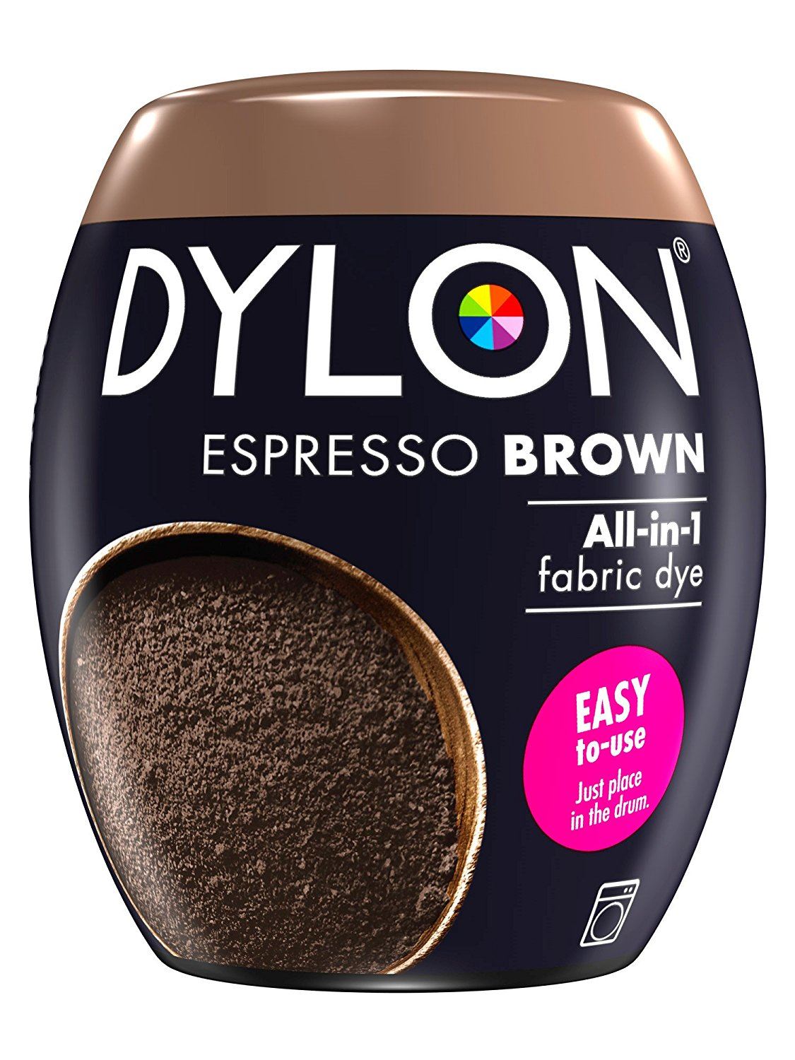 DYLON ALL IN ONE FABRIC MACHINE DYE POD 350G - ESPRESSO BROWN NO. 11. 2761049  047587 \\\KD12119