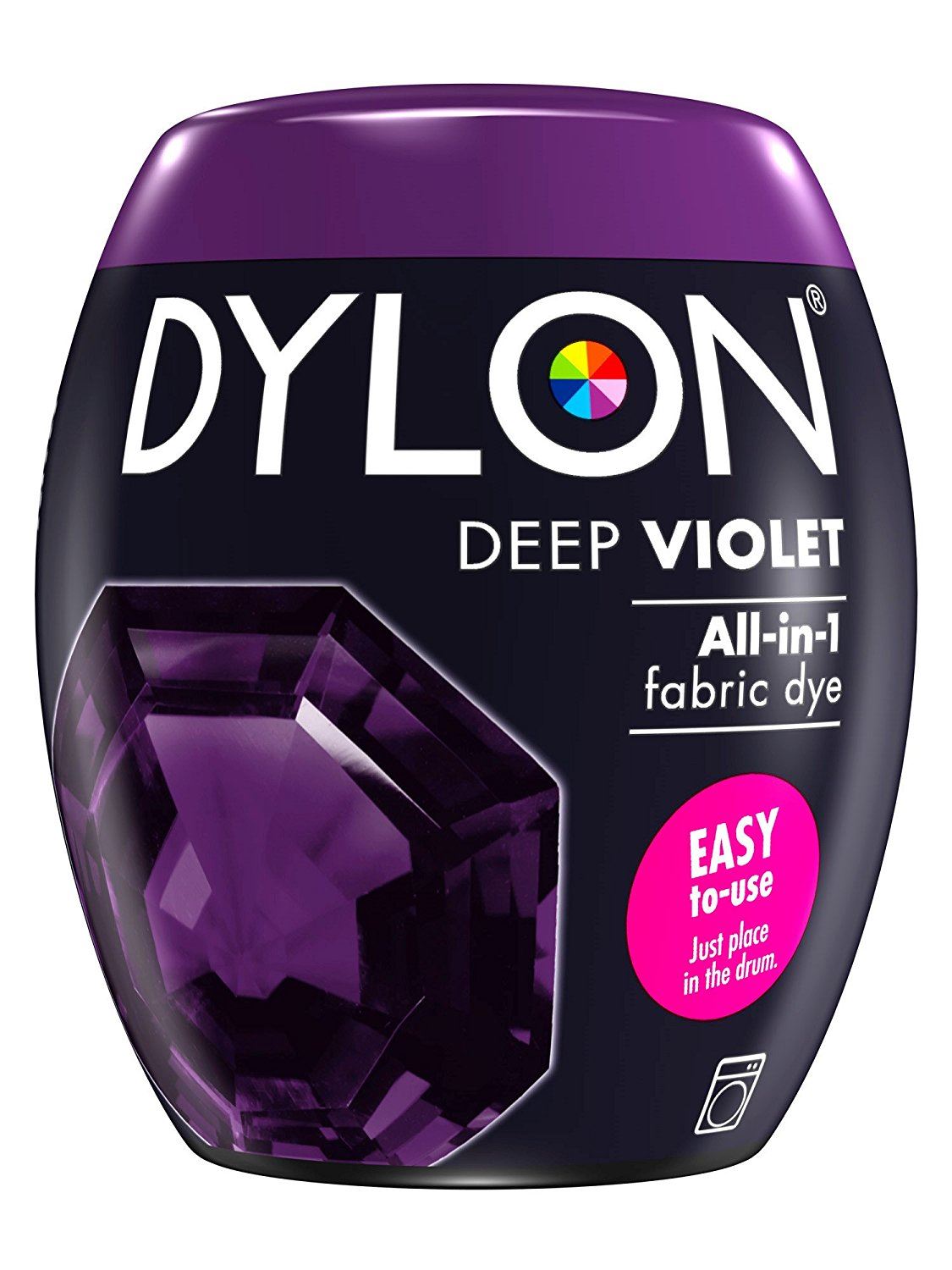 DYLON ALL IN ONE FABRIC MACHINE DYE POD 350G - DEEP VIOLET NO. 30. 2205163  047709 \\\KD12124