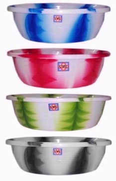 PLASTIC TUB 16" DOUBLE COLOUR. 2216D \\\KD12158
