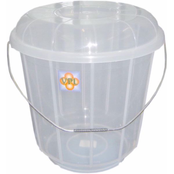 16 LITRE CLEAR BUCKET WITH LID. 786323 \\\KD12164