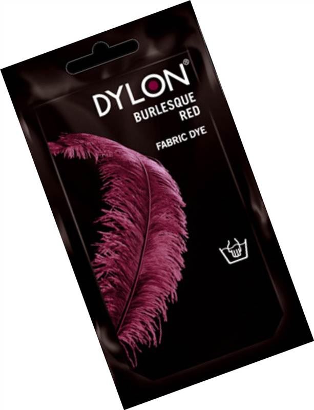 DYLON FABRIC HAND  DYE 50G PULM BARLESQUE RED NO 51. 2044048  021082 \\\KD12203