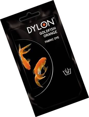 DYLON FABRIC HAND DYE 50G- GOLDFISH/FRESH ORANGE NO. 55. 2044049  021099 \\\KD12206
