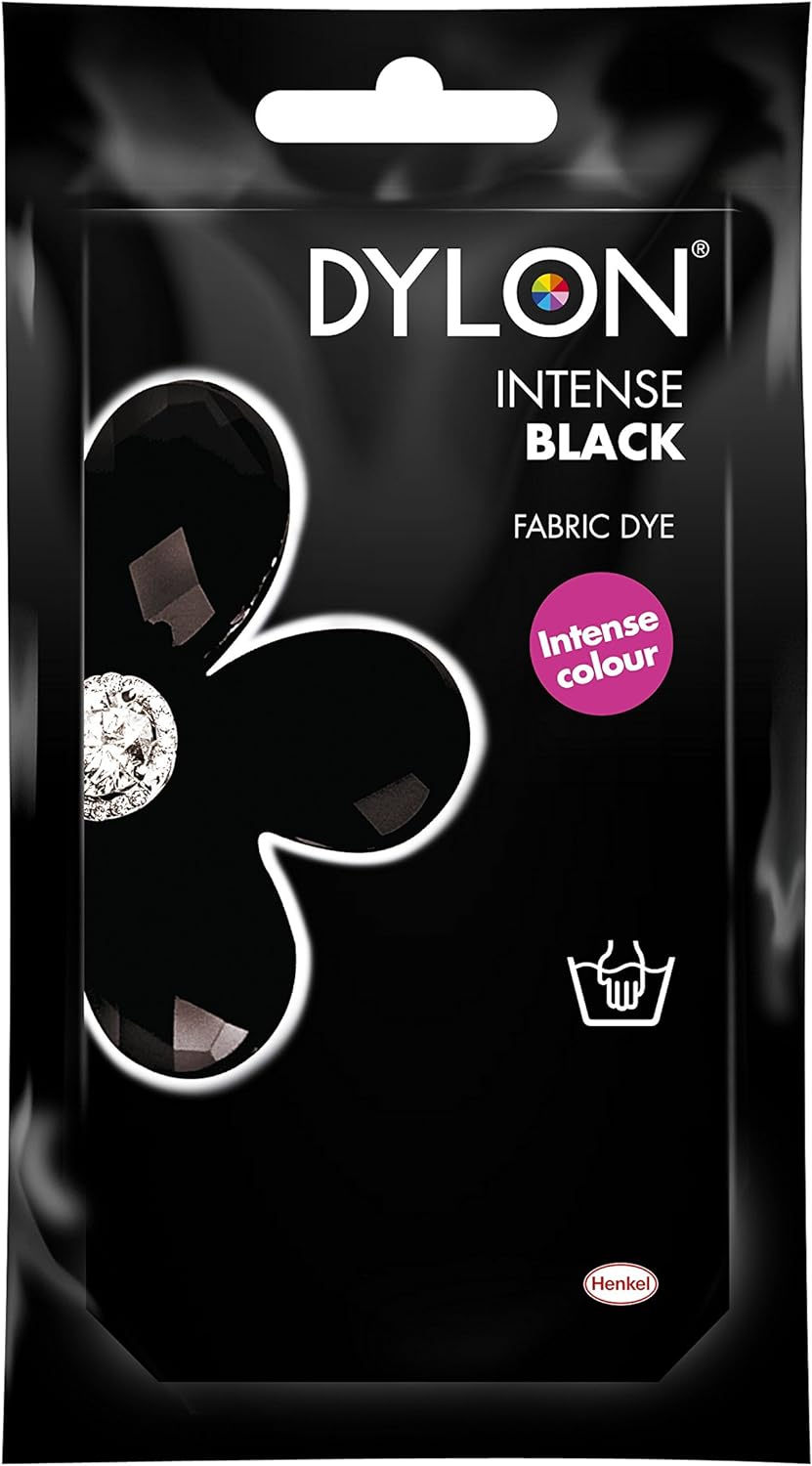 DYLON FABRIC HAND DYE 50G - VELVET / INTENS BLACK NO. 12. 2044038 \\\KD12212