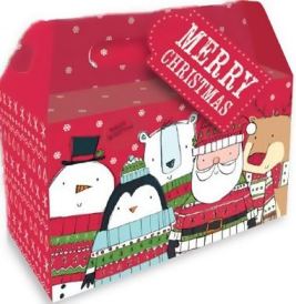 PACK OF 2 FLAT PACK GIFT BOXES CUTE DESIGN. XABECT \\\KD12226
