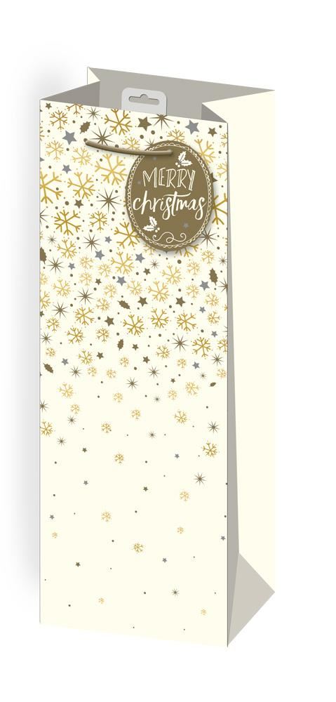 GOLD & CREAM FOIL BOTLLE BAG. XBNGLB \\\KD12229