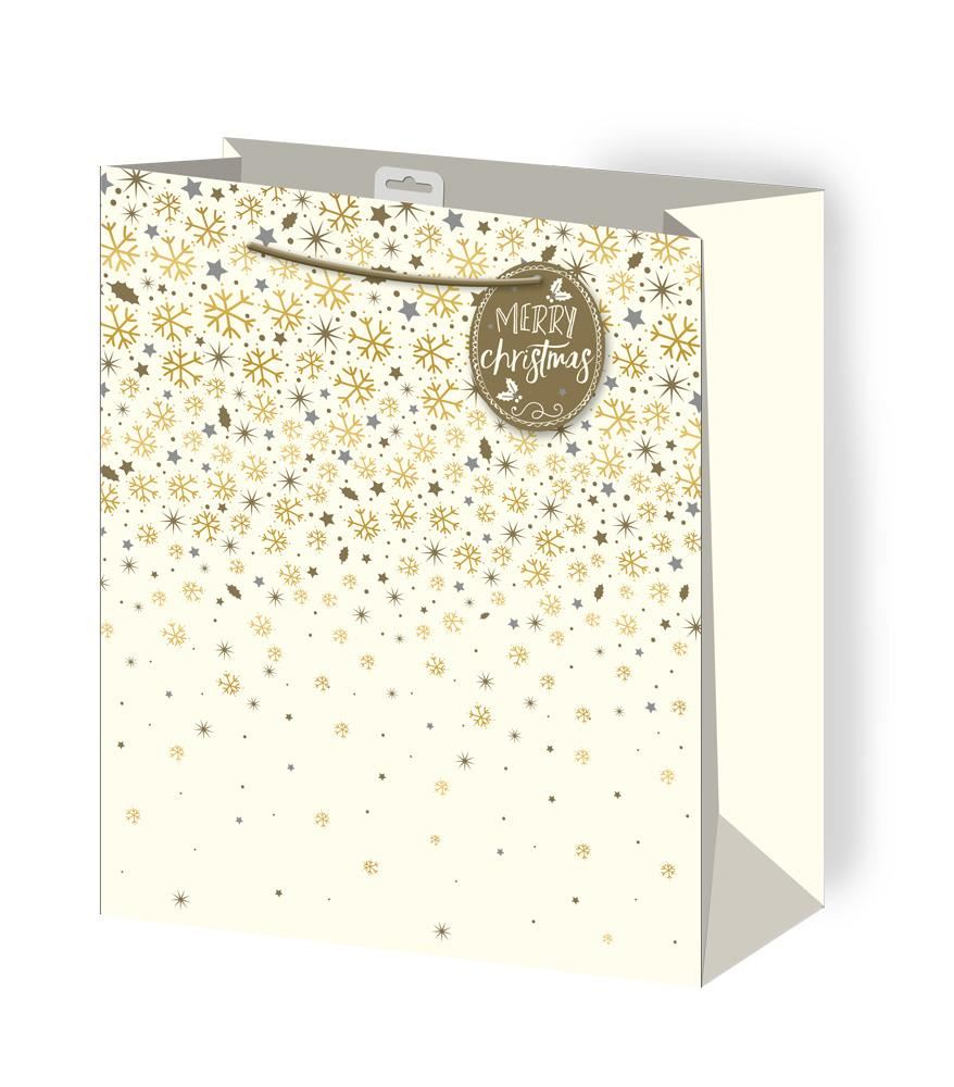 GOLD & CREAM FOIL LARGE BAG. XBNGLL \\\KD12232
