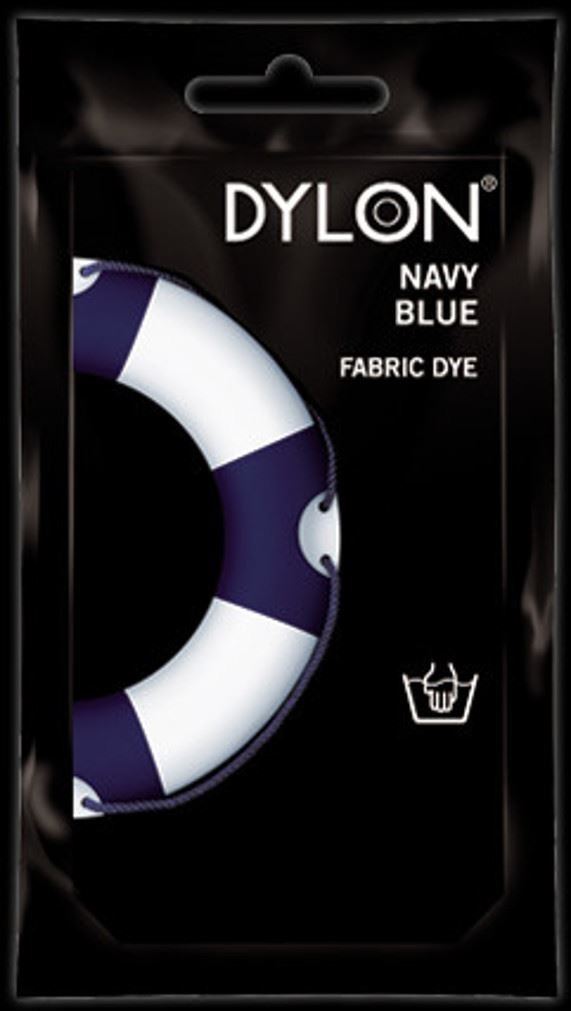 DYLON FABRIC HAND DYE 50G -  NAVY BLUE NO. 8. 2044033  020948 \\\KD12239