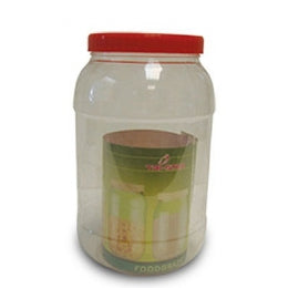 CLEAR PLASTIC PET JAR SET 4000ML AND 1000ML SET OF 2. 786104 \\\KD12249